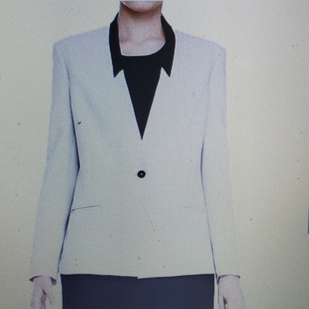 Helmut Lang Cropped Jacket Blazer Steam Grey New